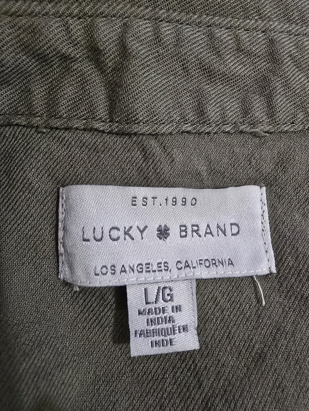 Lucky Brand Women's Olive Green Button-Up Shirt Jacket - Picture 5 of 7